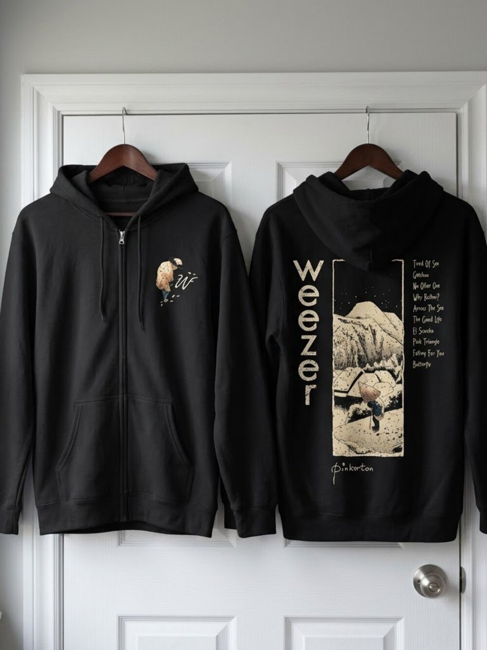 Weezer Pinkerton Mountain Zip Hoodie